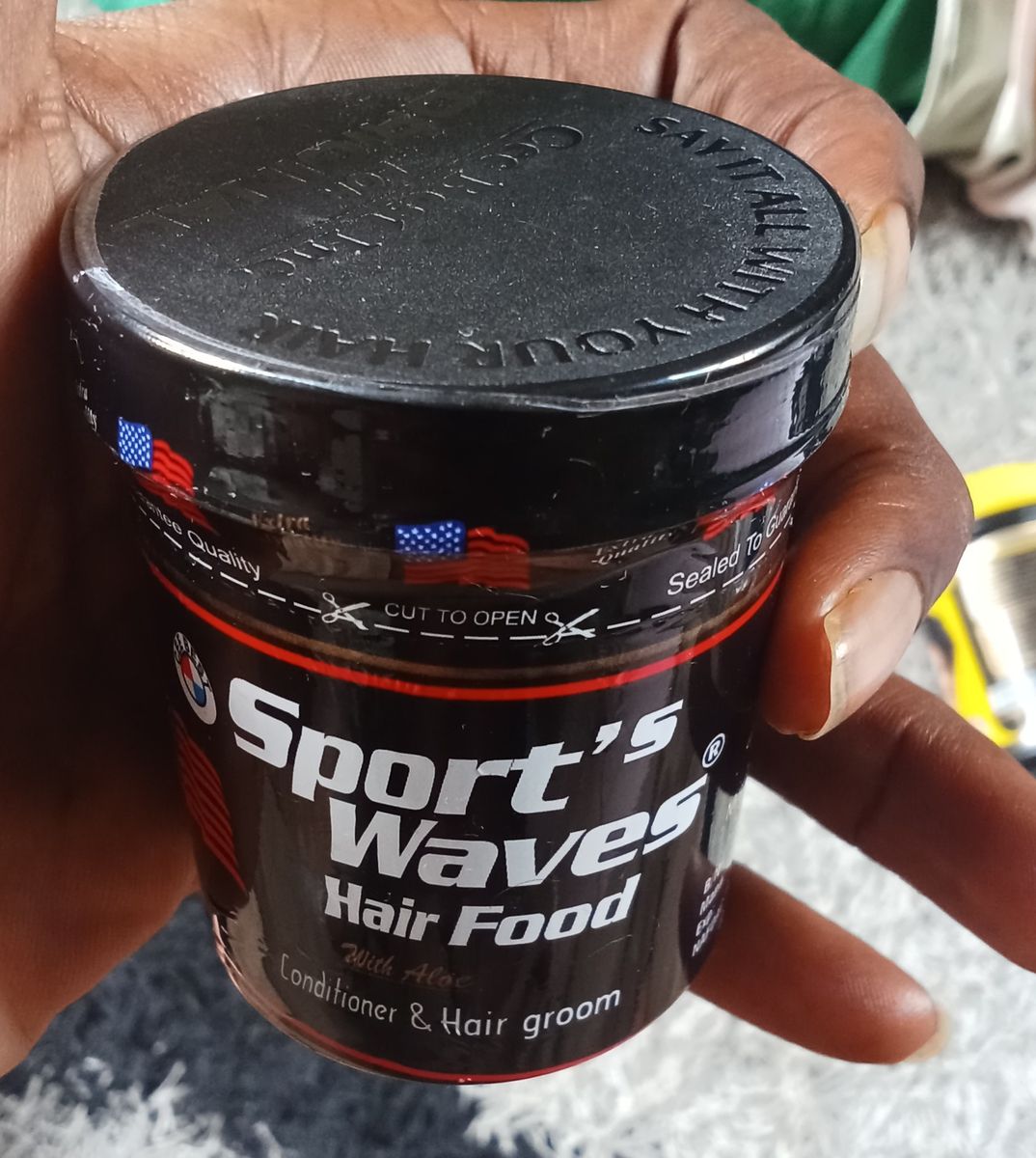 Sport's Waves Hair Food With Aloe -Conditioner Hair Groom