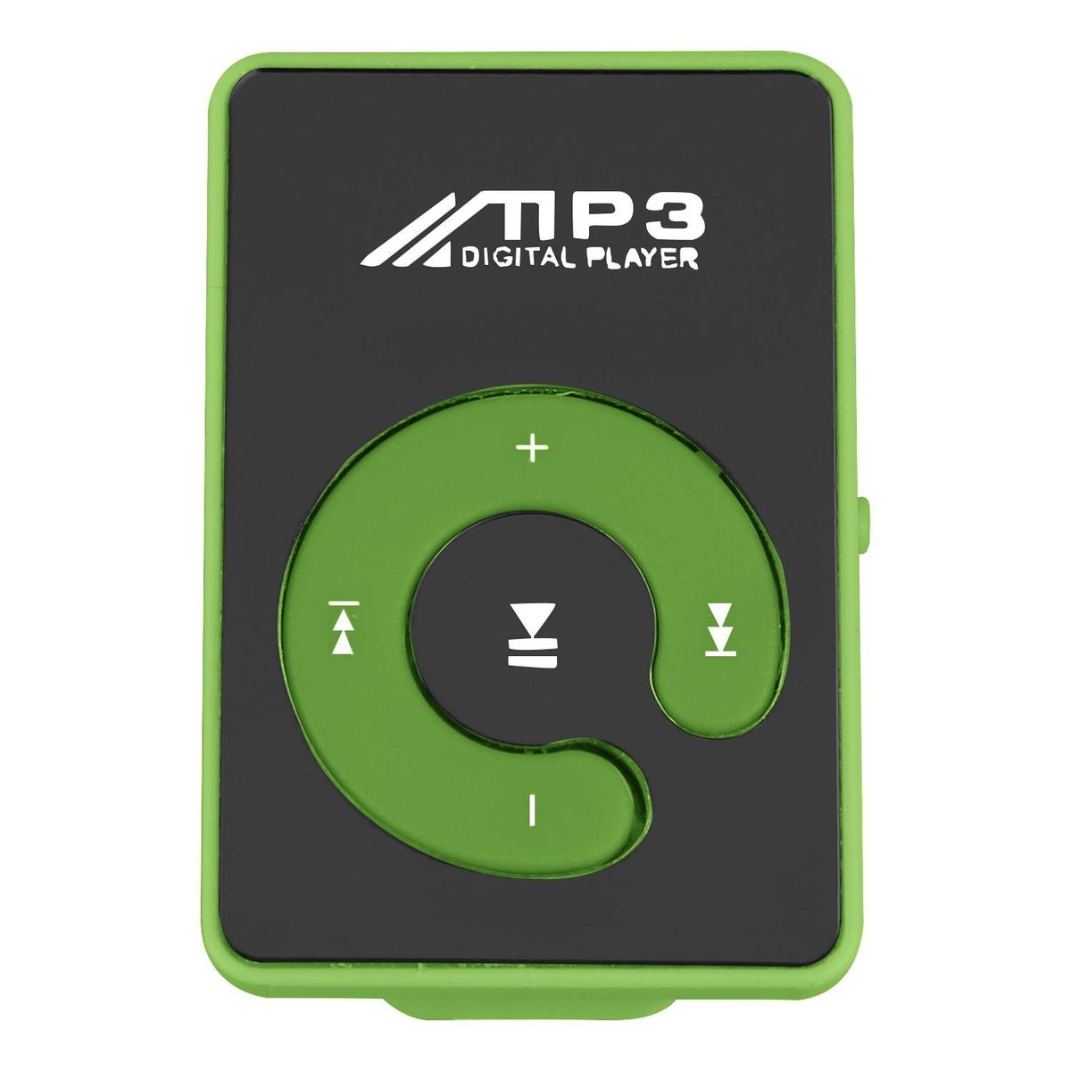 Mini Mirror Clip USB Digital Mp3 Music Player Support 8GB SD TF Card Green