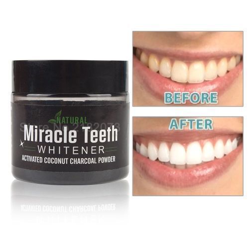 Activated Natural Teeth Whitener Coconut Charcoal Cleaner