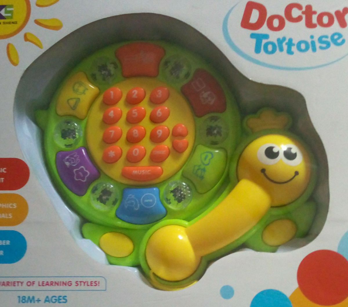 Doctor Tortoise Telephone Toy  For Kids