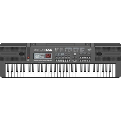 Electronic Keyboard Piano With Mic USB & MP3 Play & Record Function- 61 Keys