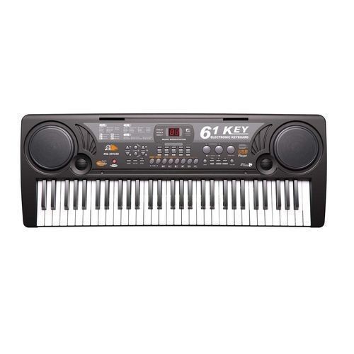 Electronic Keyboard Piano With Mic USB & MP3 Play & Record Function- 61 Keys