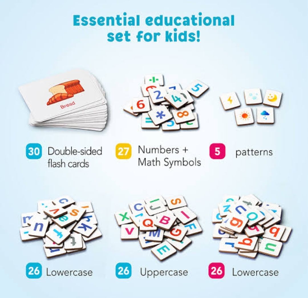 Magnetic Alphanumerals & Cognitive Cards.