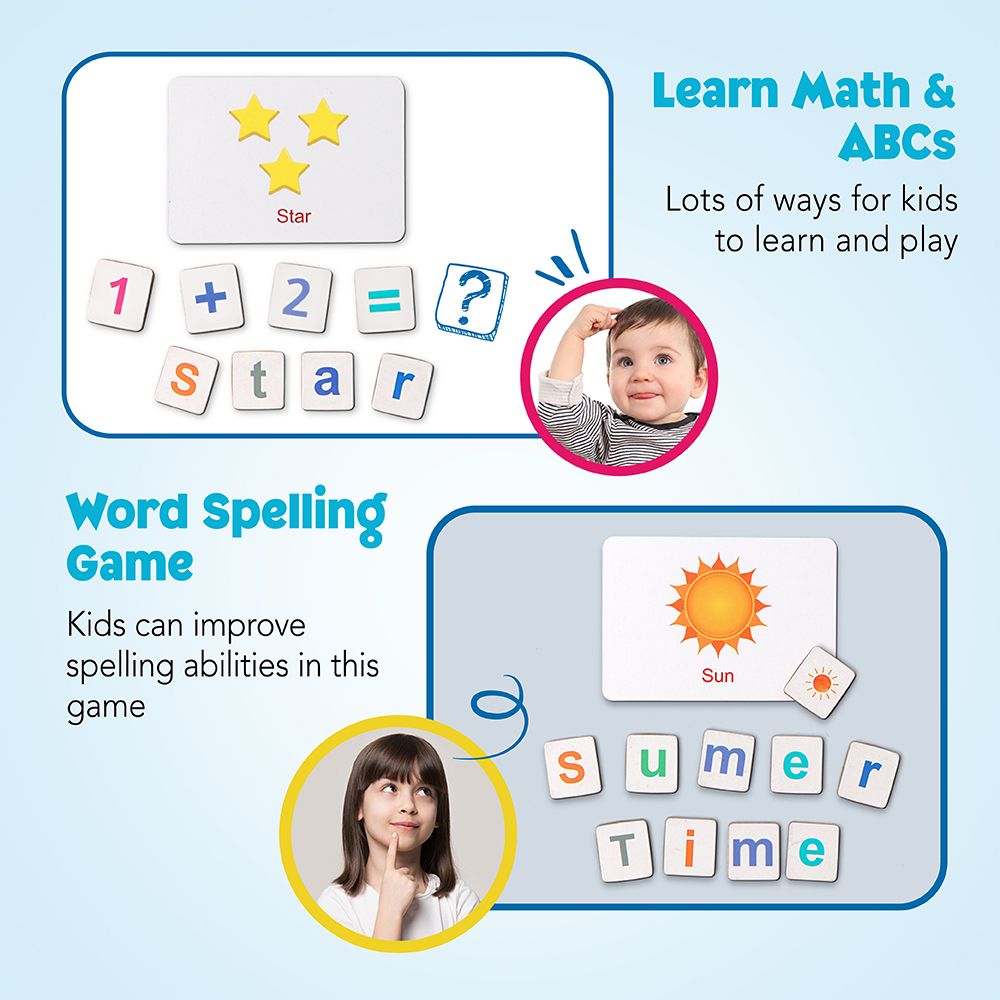 Magnetic Alphanumerals & Cognitive Cards.