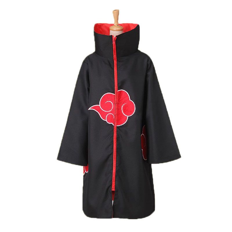 Anime Naruto Akatsuki /Uchiha Itachi Cosplay Halloween Christmas Party Costume Cloak Cape