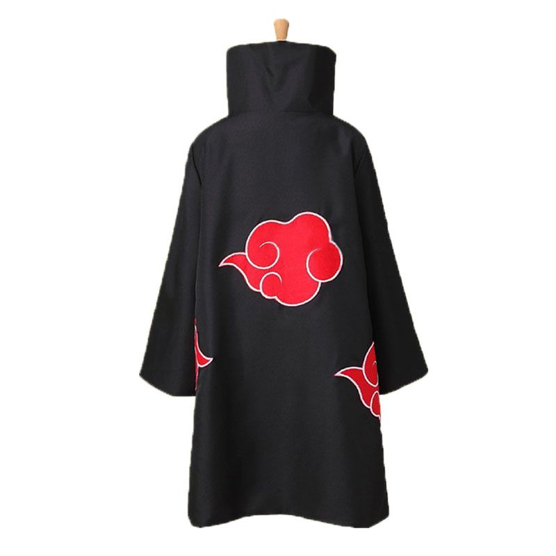 Anime Naruto Akatsuki /Uchiha Itachi Cosplay Halloween Christmas Party Costume Cloak Cape