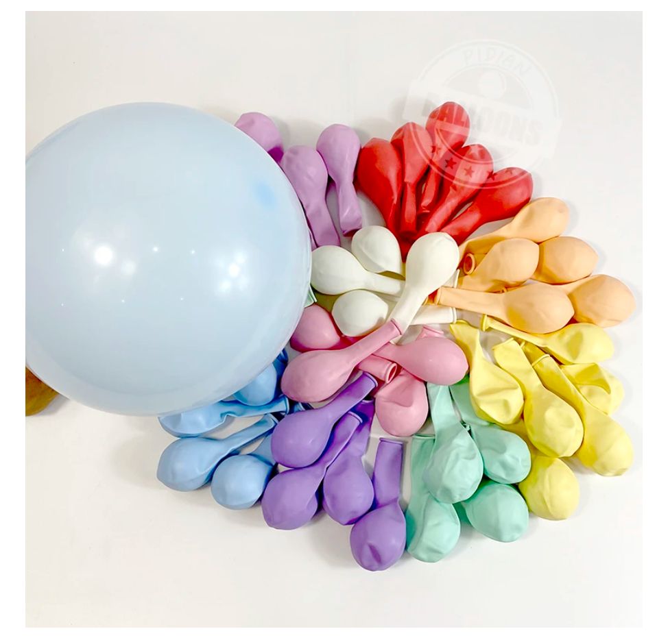 50pcs Macarons Latex Balloons Pastel Candy Party Decoration