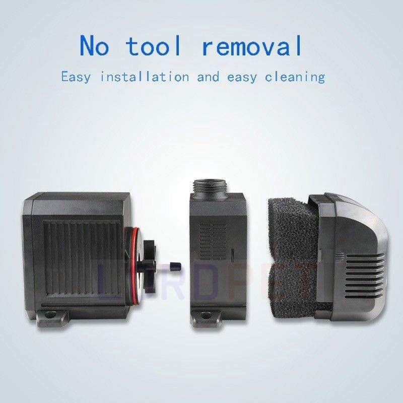 7/8/20/35/45W Ultra-Quiet Submersible Water Fountain Pump Filter Fish Pond Aquarium Water Pump Tank Fountain