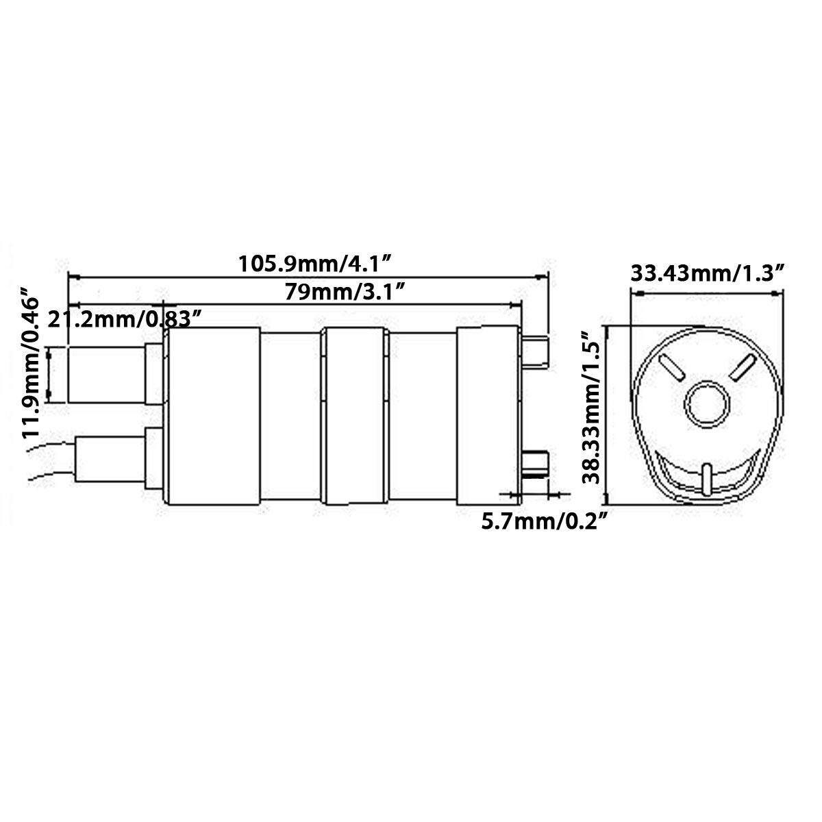 JT-500 12V Solar Brushless Magnetic Submersible Water Pump 5M 600