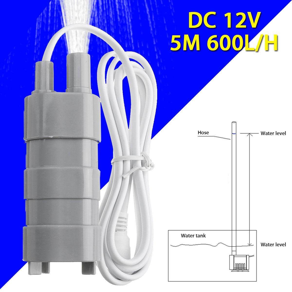 JT-500 12V Solar Brushless Magnetic Submersible Water Pump 5M 600