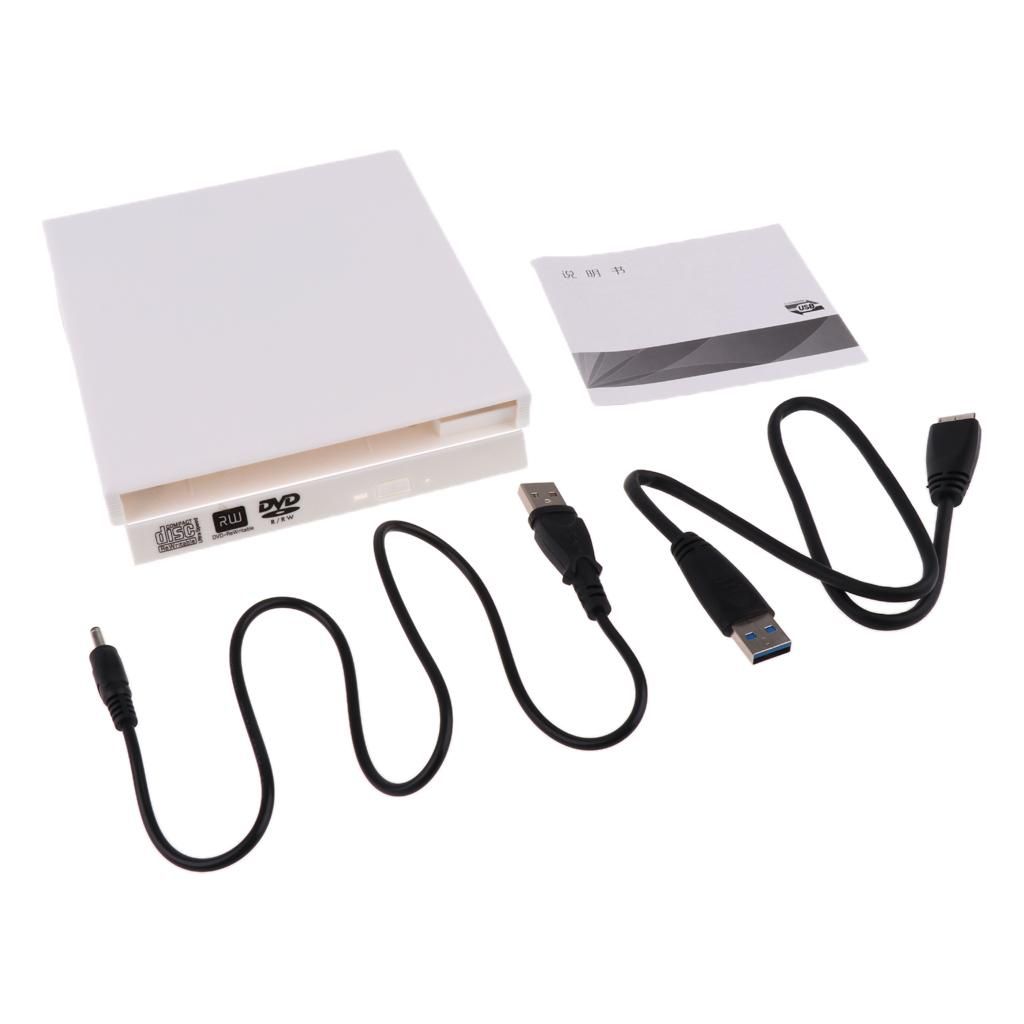 External Optical Drive Case Optical Drive Case External DVD White