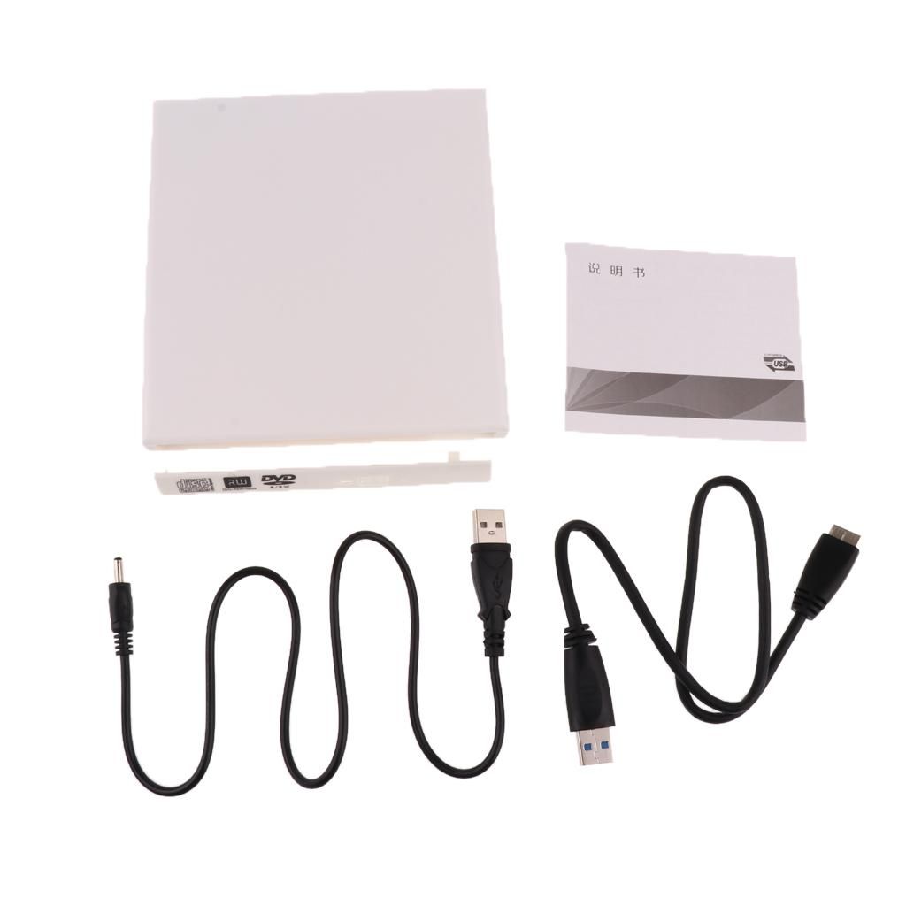External Optical Drive Case Optical Drive Case External DVD White