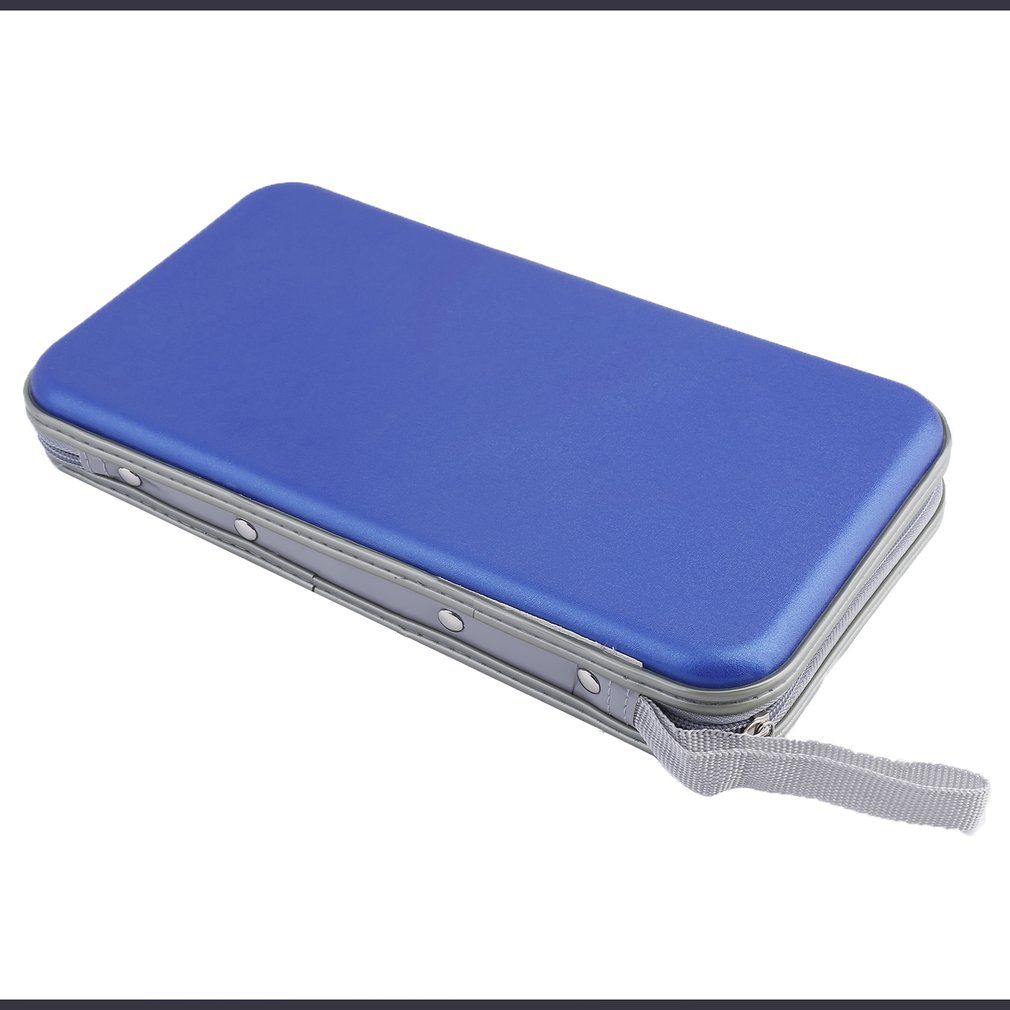 Zier Closure Disc Storage Case 80 PCS CD VCD DVD Holder Portable Hard Box
