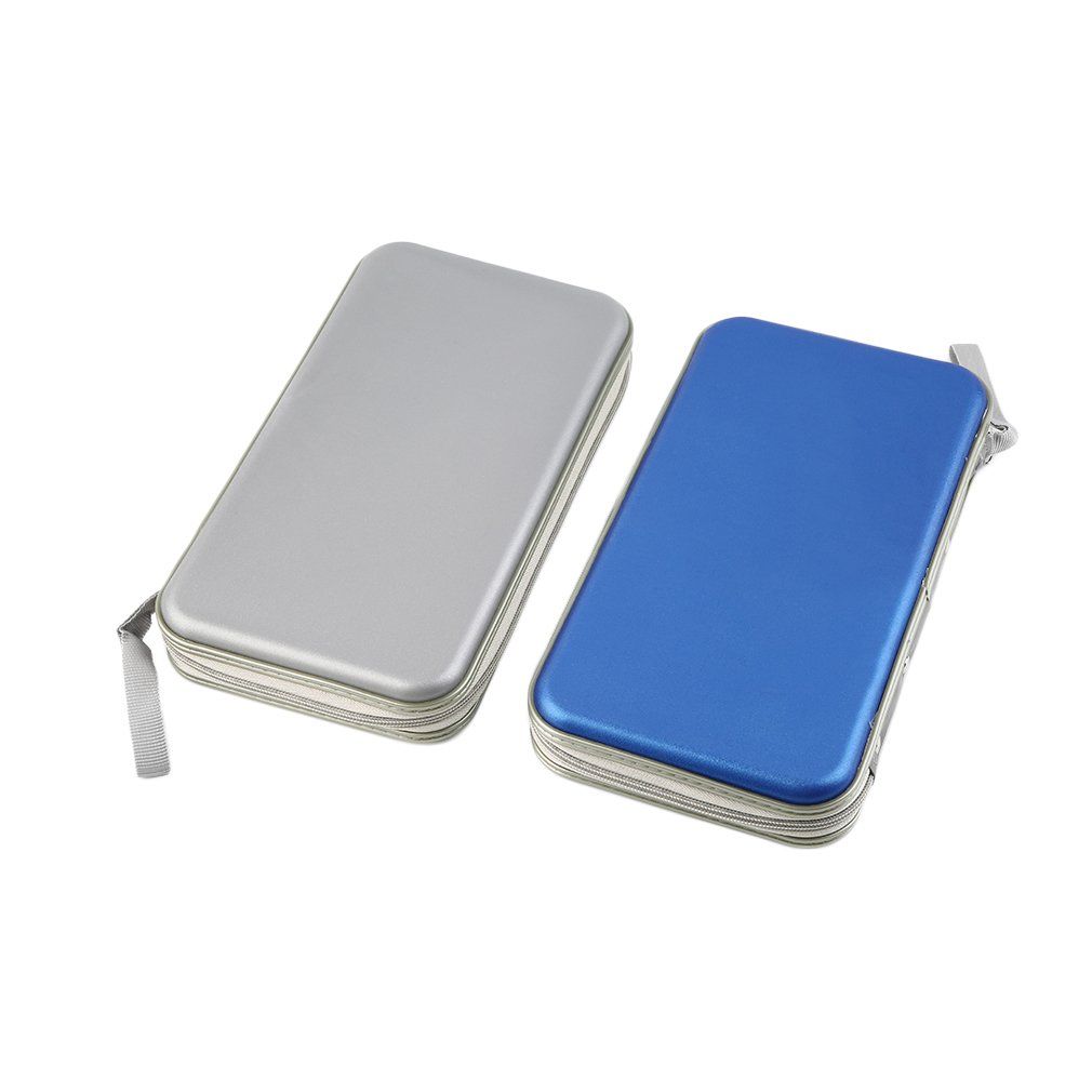 Zier Closure Disc Storage Case 80 PCS CD VCD DVD Holder Portable Hard Box