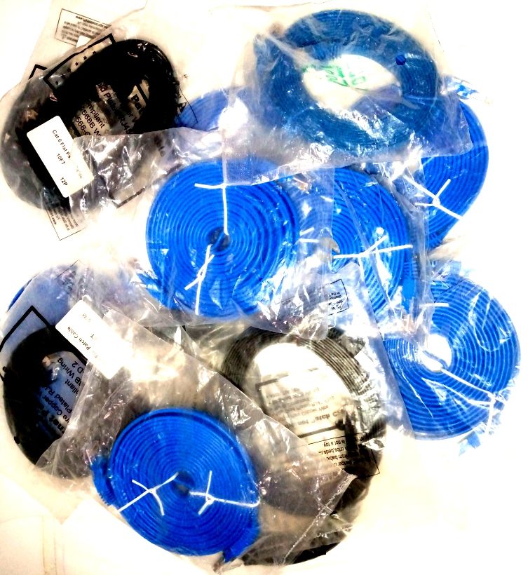 CAT6 Flat Patch Cord UTP Network Ethernet Stranded
