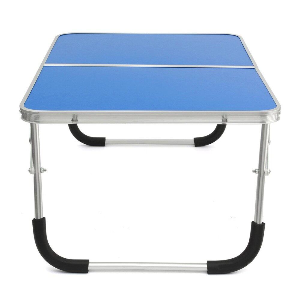 Portable Lapdesks Folding Laptop Table Stand Holder Bed Sofa Tray Computer Desk 360 Rolling Adjustable Notebook Desk For Outing Blue Navy Blue