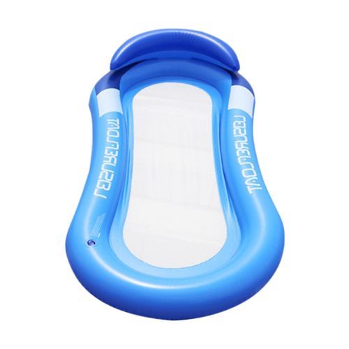 Pool Float Bed Swimming Inflatable Floater With Net Under Beach Lounger Beach