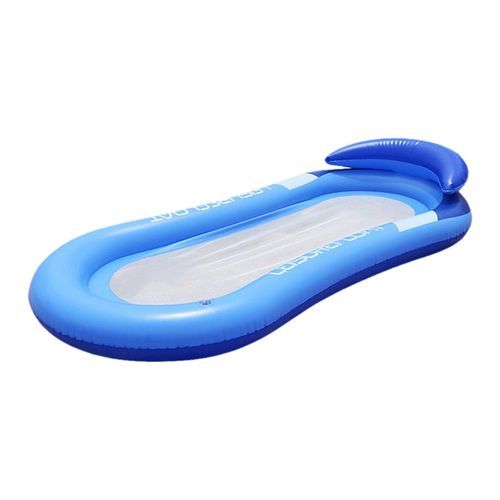 Pool Float Bed Swimming Inflatable Floater With Net Under Beach Lounger Beach