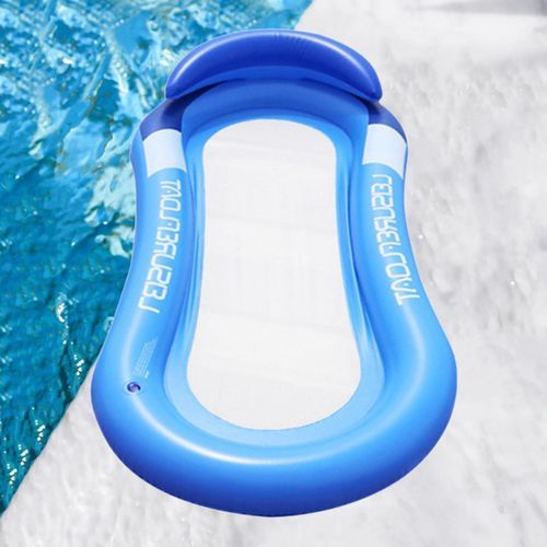 Pool Float Bed Swimming Inflatable Floater With Net Under Beach Lounger Beach