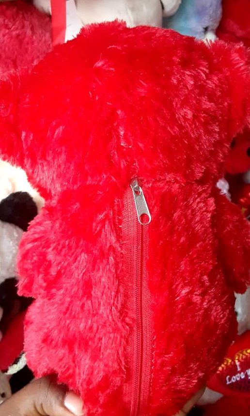 25cm Red Valentine Teddy Bear With Heart