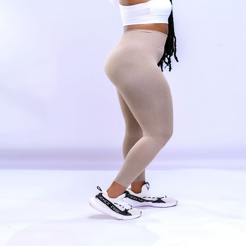 Eve Contour Leggings - Brown
