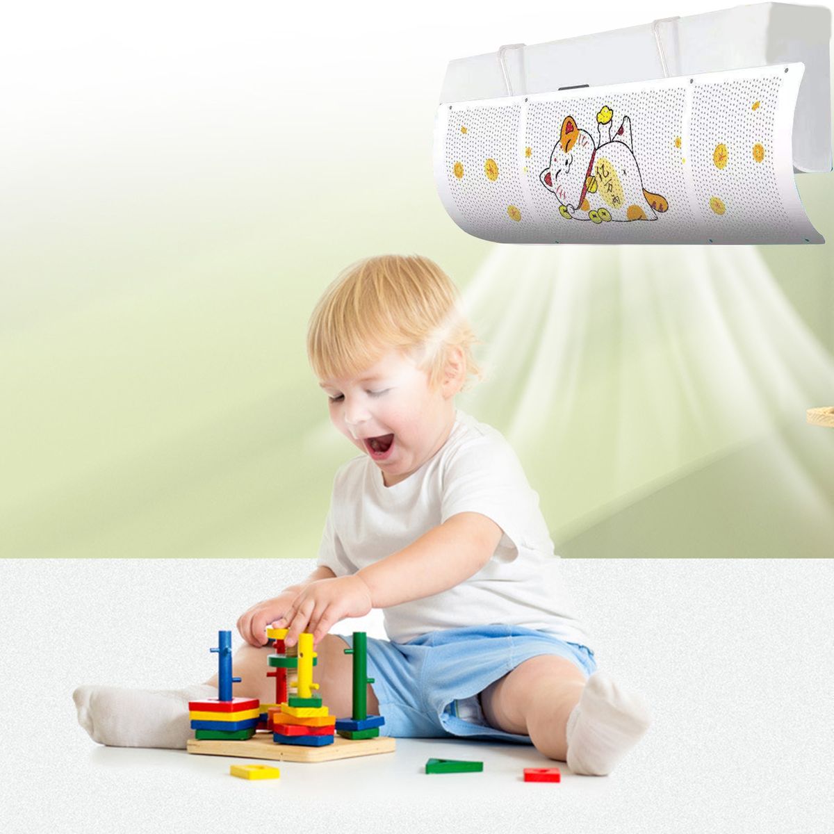 Air Deflector Animal Pattern Air Baffle C
