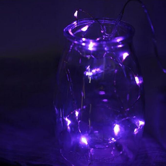 Light String  O Er Wire   Holiday De Oration Lanterns    O Er  -purple-1m 10 Lights