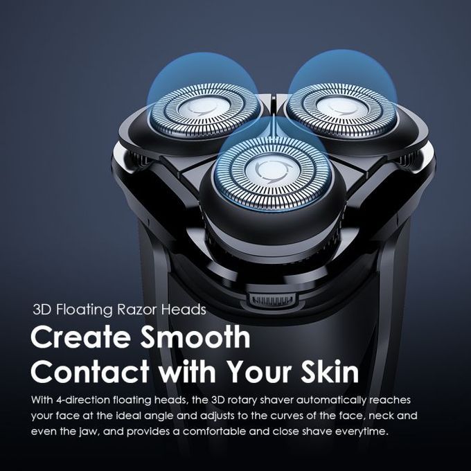 Ultra 3D Floating Electric Dual 2 Smart Rotary Shaver