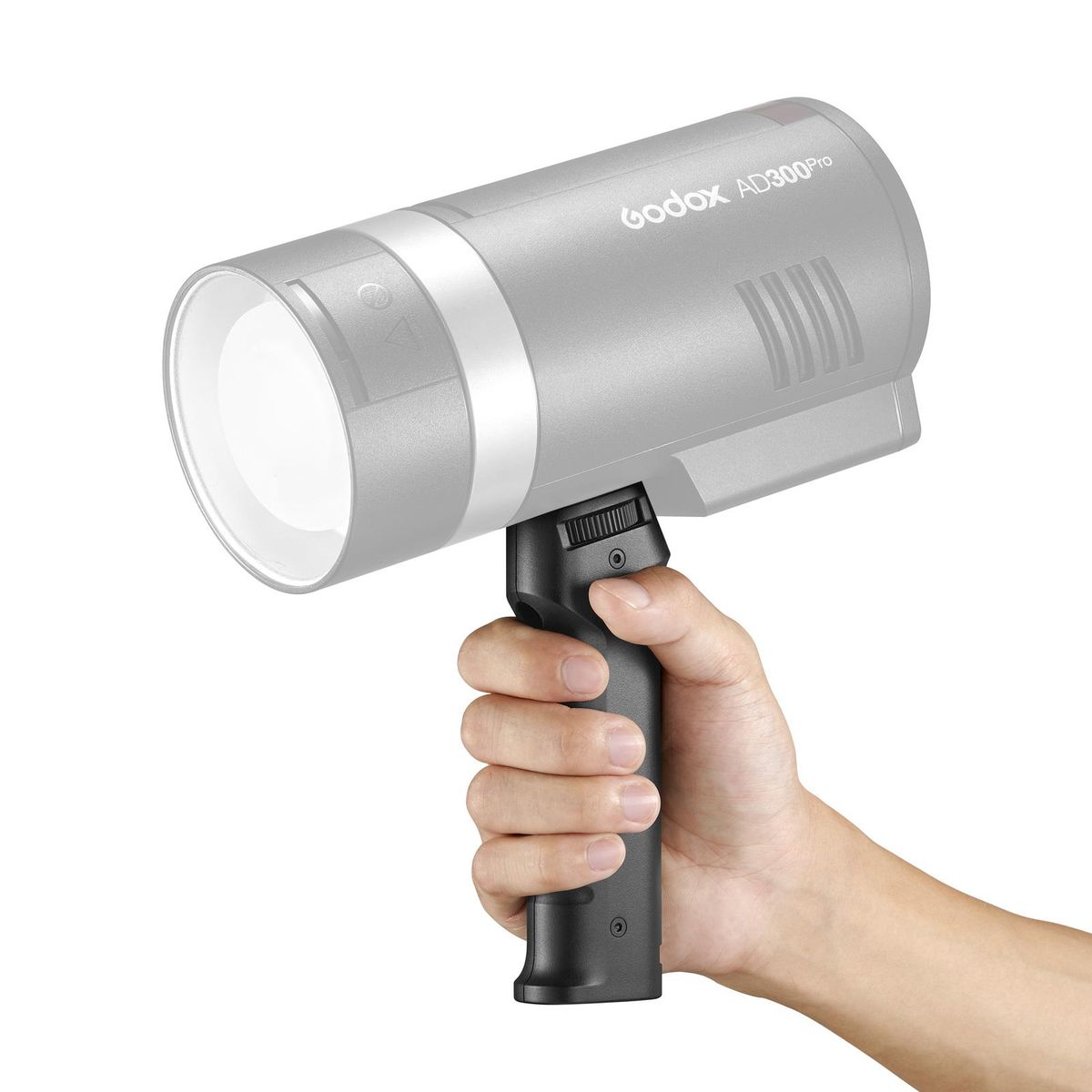 Godox FG-100 Flash Grip Camera Speedlite Hand Grip Flash Handle with 1/4inch Screw Compatible with Godox AD100pro AD200pro AD300pro and Other Flash LED Light with 1/4inch Threaded Hole