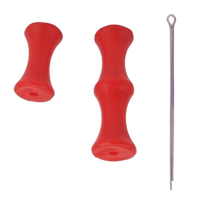 Archery Bowstring Finger Saver  Finger Guards Silicone Protector Red