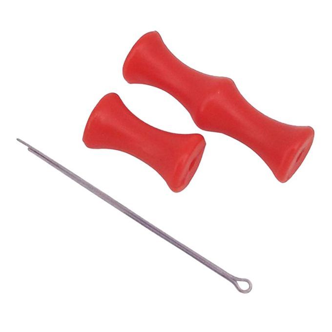 Archery Bowstring Finger Saver  Finger Guards Silicone Protector Red
