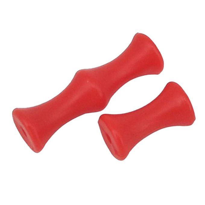 Archery Bowstring Finger Saver  Finger Guards Silicone Protector Red
