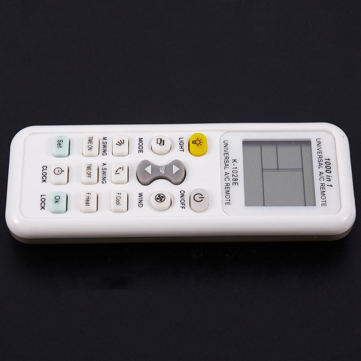 Universal Wireless K-1028E 1000 In 1 Ac Digital Lcd Remote Control For Air Conditioner