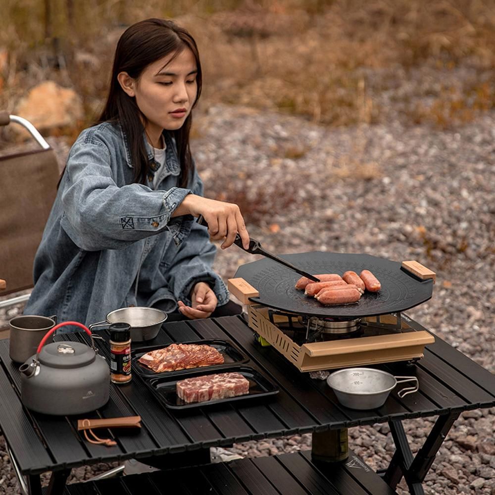 Outdoor Cooking Clip Stainless Steel Foods Tongs Barbecue Steak Clamp Travelling Picnic Camping Cookware Supplies