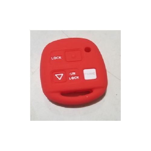 Silicone Key Cover Shell Fit For Lexus RX330 RX300 LS GX SC  Remote Key Case Fob Red