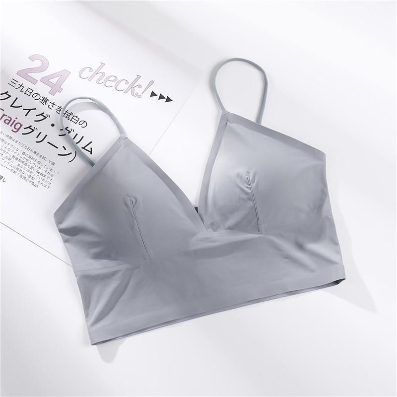 Women Upper Seamless Underwear Underwear Top Sexy Summy Underwear Soft Deep Women Underwear Padded Camisole
