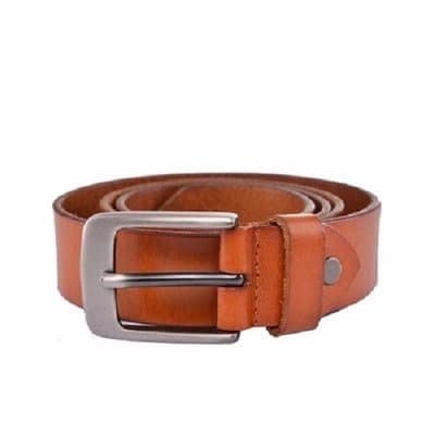 Men's Leather Belt - Brown