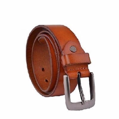 Men's Leather Belt - Brown