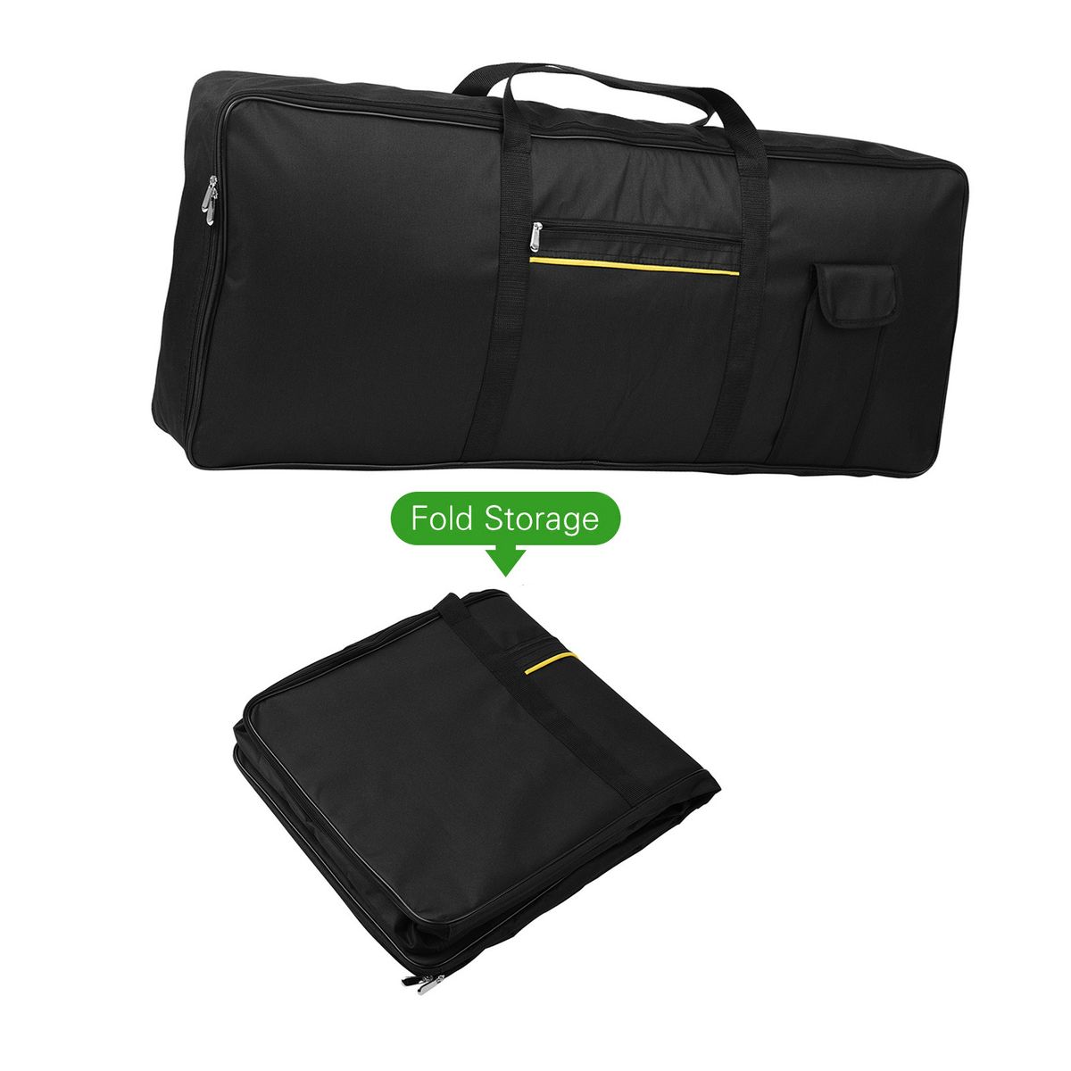 Portable 61-Key Keyboard Electric Piano Padded Case Gig Bag