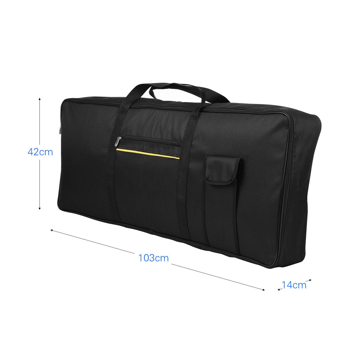 Portable 61-Key Keyboard Electric Piano Padded Case Gig Bag