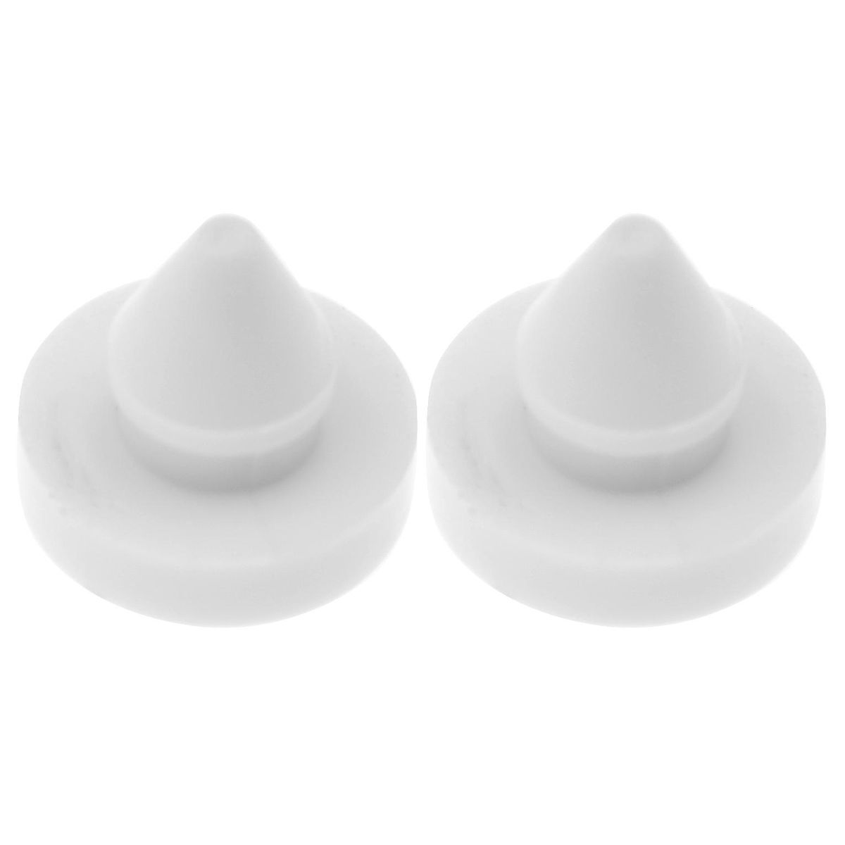 2Pcs Brake Clutch Pedal Stopper on Pad for Honda Acura