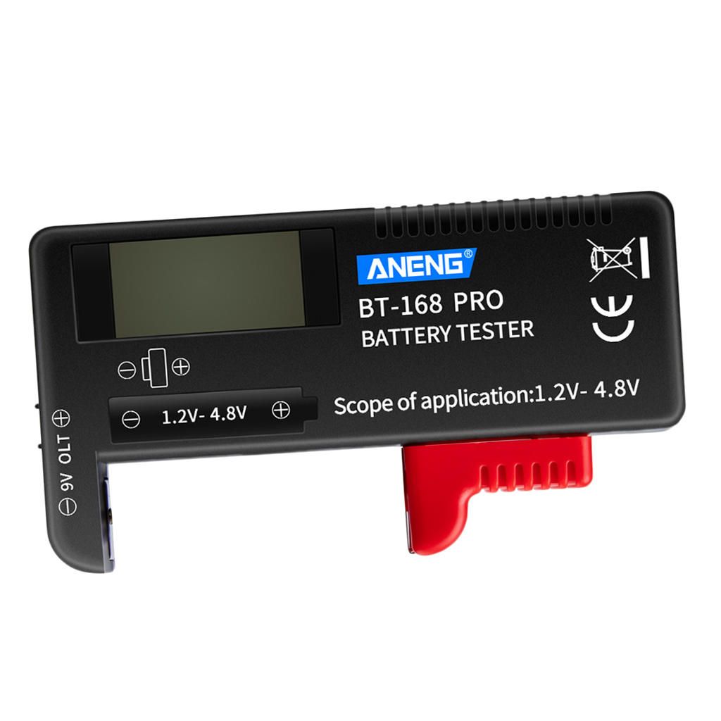 Instant Digital Battery Capacity  Easy To Read For D C AA AAA