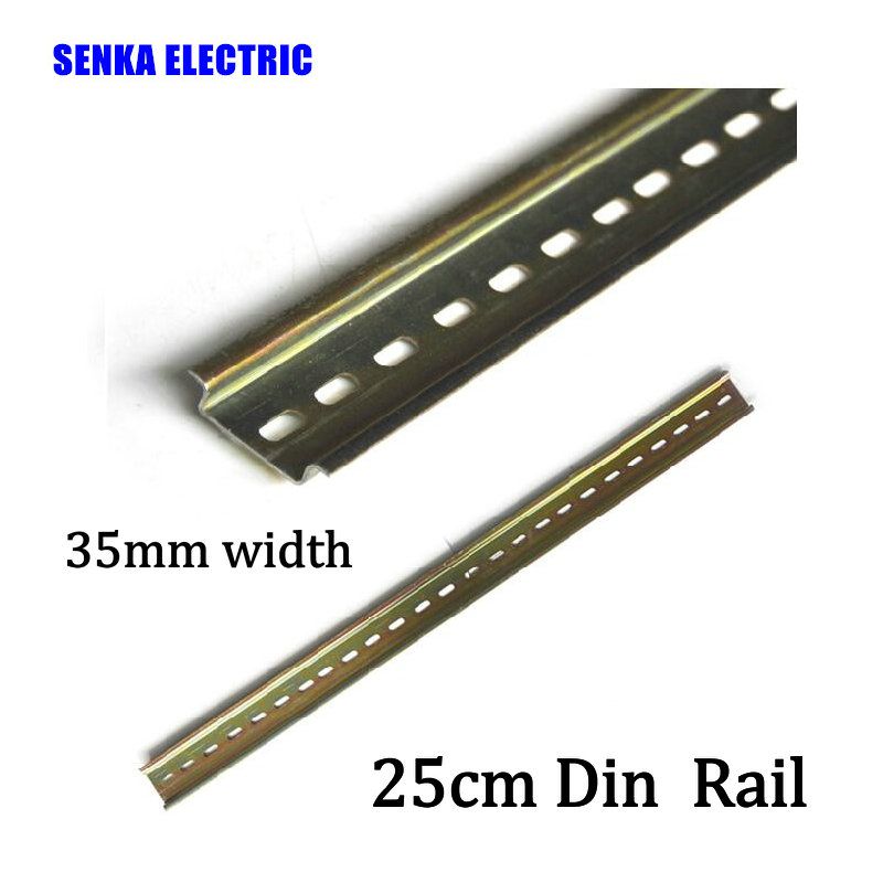 Pcs Din For Rail 35mm 25cm Normal Width Length 10 Switch