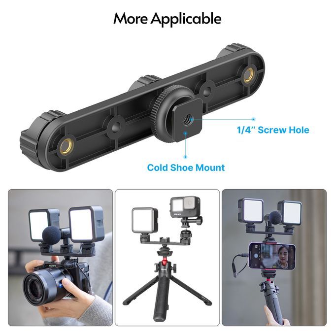 Ulanzi PT-23 Cold Shoe Bracket Vlog Expansion Bracket With