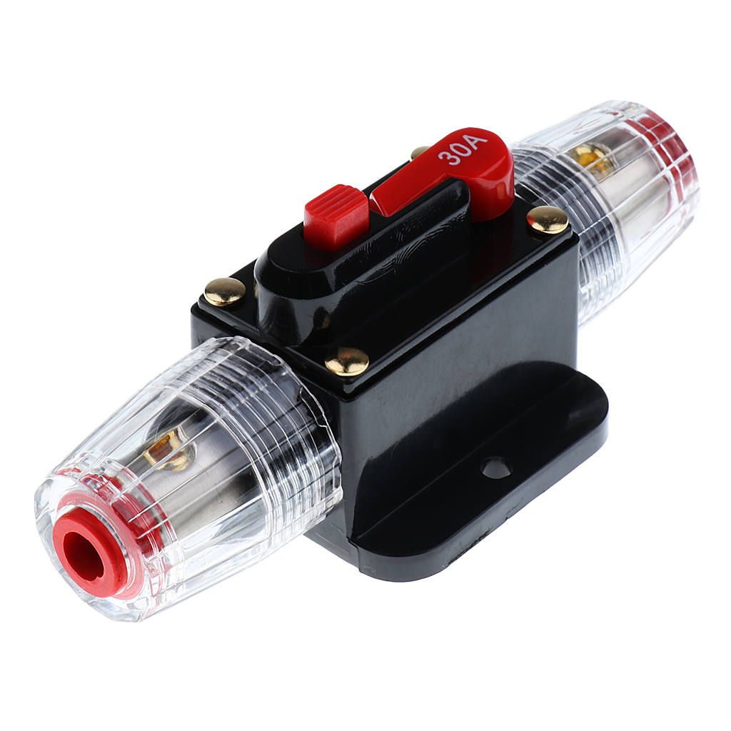 Audio Circuit Breaker With Inline Manual Reset Fuse