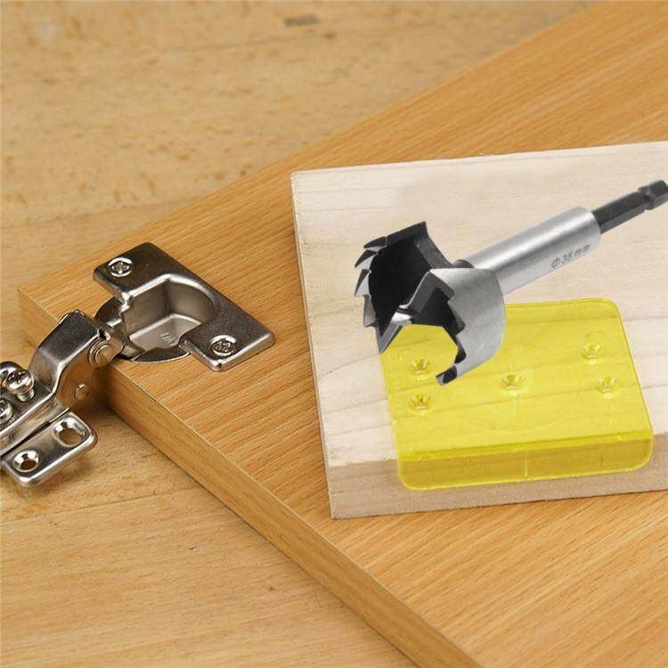 Hinge Boring Kit Woodworking Hole Opener Multi Tooth Carbide Bit Punch Drill New