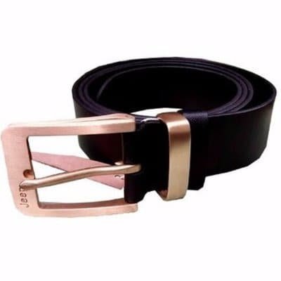 Men's Leather Belt - Black
