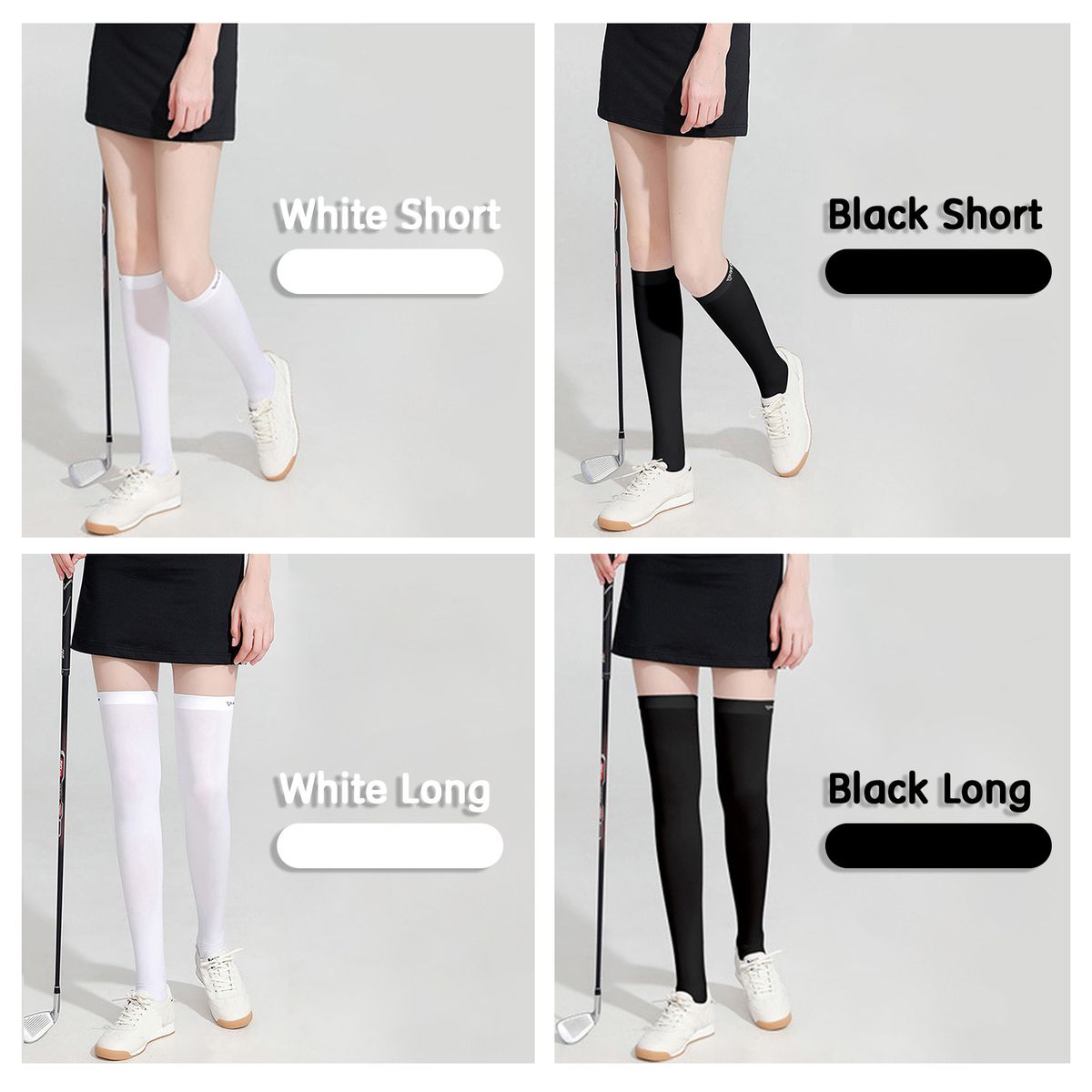 Sun Sleeves Leg Sleeves UV Protection Open Heel Cooling