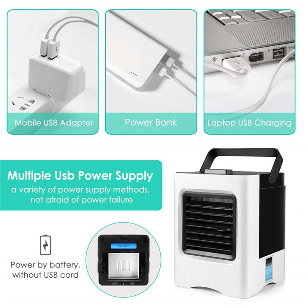Home Air Cooling Mini Space 38# Cooler Conditioner Cooler 1 Portable Air Usb Desktop Fan In Room Air Personal Space Fan 4 For