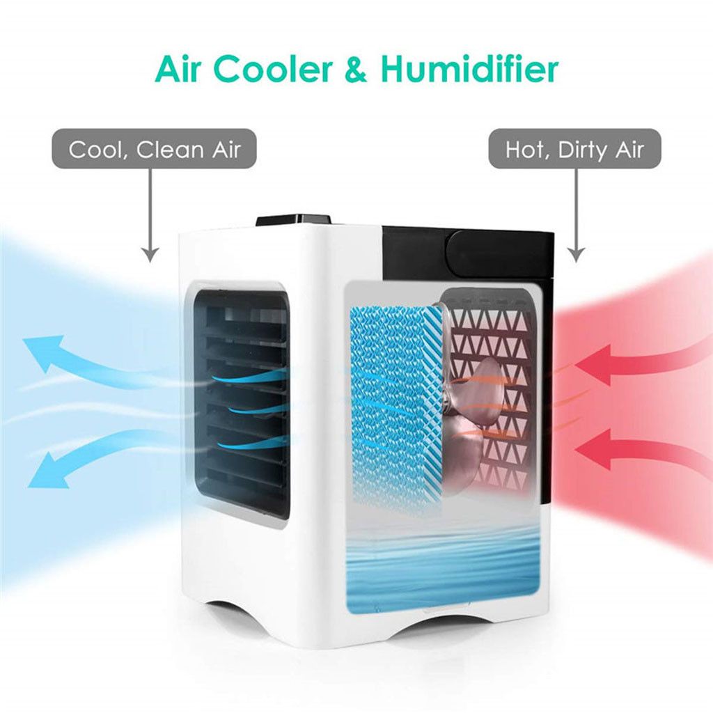 Home Air Cooling Mini Space 38# Cooler Conditioner Cooler 1 Portable Air Usb Desktop Fan In Room Air Personal Space Fan 4 For